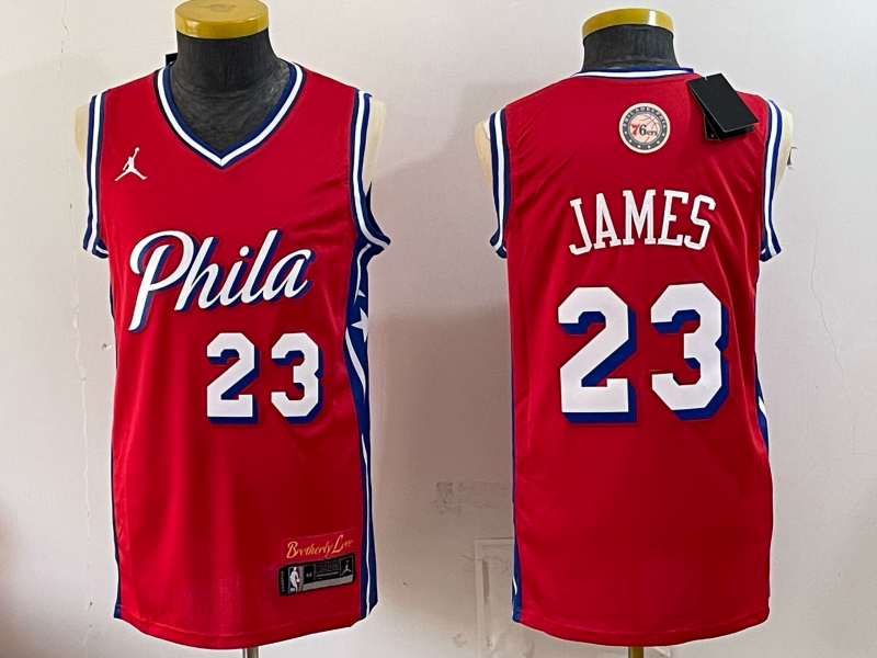 Men Philadelphia 76ers #23 James red Nike 2026 NBA Jersey 0806003->philadelphia 76ers->NBA Jersey